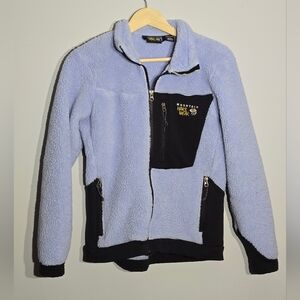Mountain Hardwear Fleece Active Jacket - Polartec - Medium - Periwinkle Blue